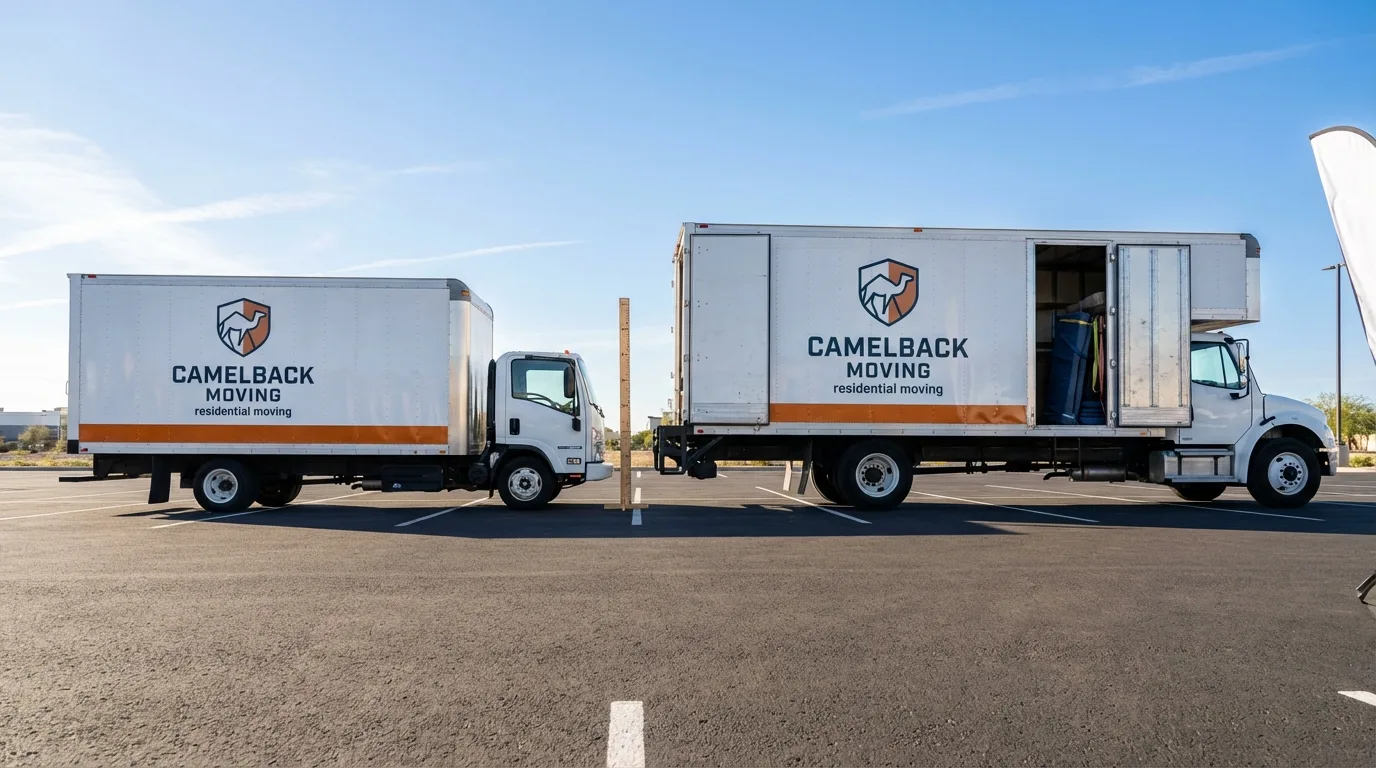 Moving truck size capacity guide in Shamokin Dam